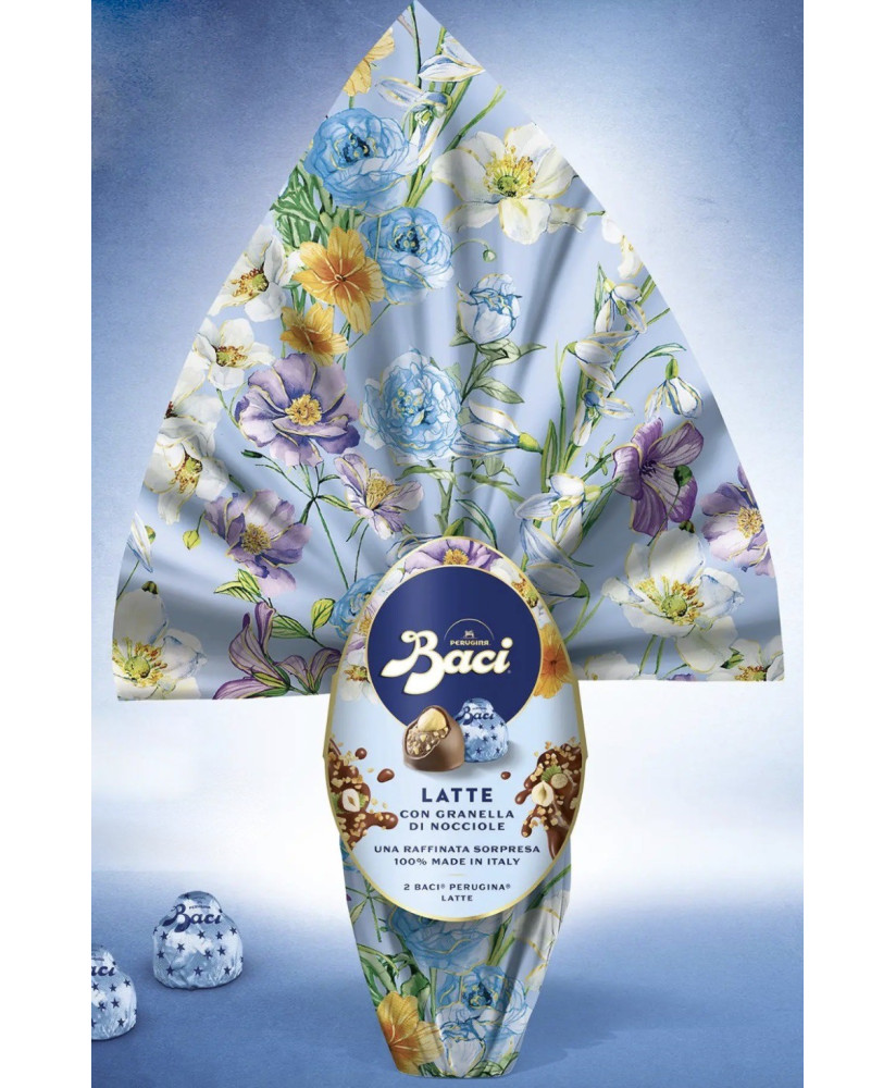 Vendita online Uova dei Baci Perugina di cioccolato fondente extra con raffinate sorprese e 4 baci all'interno.  Shop on line Uo
