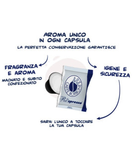 Caffè Borbone - 50 Capsule Respresso Miscela NERA - Compatibili con macchine ad uso domestico Nespresso