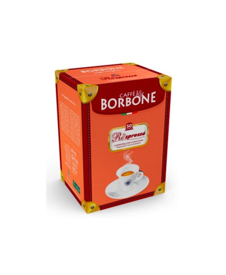 Caffè Borbone - 50 Capsule Respresso Miscela NERA - Compatibili con macchine ad uso domestico Nespresso