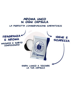 Caffè Borbone - 50 Capsule Respresso Miscela ROSSA - Compatibili con macchine ad uso domestico Nespresso