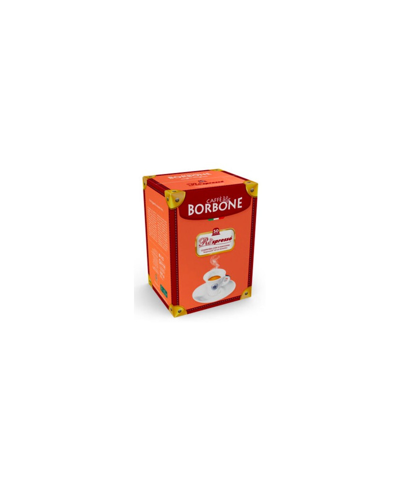 Caffè Borbone - 50 Capsule Respresso Miscela ROSSA - Compatibili con macchine ad uso domestico Nespresso