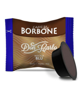 Caffè Borbone - 50 Capsule Don Carlo Miscela BLU - Compatibili con macchine a marchio Lavazza  "A Modo Mio"