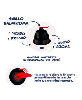 Caffè Borbone - 15 Capsule Miscela NERA - Compatibili con macchine "Nescafè", "Dolce Gusto"