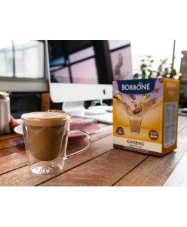 Caffè Borbone - 16 Capsule - GINSENG - Compatibili con macchine a marchio Lavazza  "A Modo Mio"