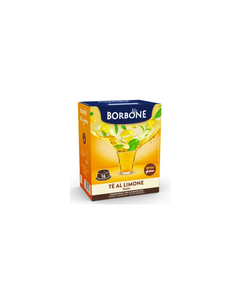 Caffè Borbone - 16 Capsules - lemon tea - Compatible with Lavazza "A Modo Mio" brand machines