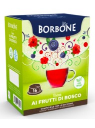 Caffè Borbone - 16 Capsule - Tisana ai Frutti di Bosco - Compatibili con macchine a marchio Lavazza  "A Modo Mio"
