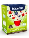 Caffè Borbone - 16 Capsules - WILD BERRY herbal tea - Compatible with Lavazza "A Modo Mio" brand machines