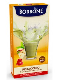 Caffè Borbone - 10 Capsule Respresso pistacchio - Compatibili con macchine ad uso domestico Nespresso