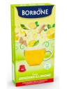 Caffè Borbone - 10 Capsules LEMON AND GINGER HERBAL TEA - Compatible with Nespresso domestic machines
