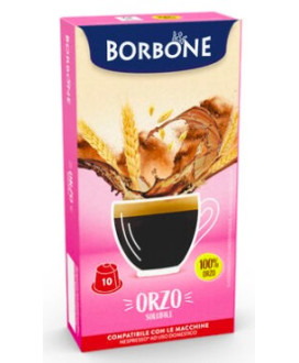 Caffè Borbone - 10 Capsule Respresso ORZO  - Compatibili con macchine ad uso domestico Nespresso