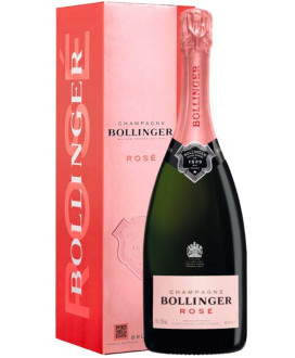 Online sale Bollinger Rosé Brut boxed. Shop online Bollinger Rosè the champagne of James Bond, by Winston Churchill