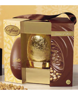 Vendita online Uova Caffarel 2017 Nocciolotto Piemonte IGP al latte con nocciole intere. Shop on line uova di Pasqua
