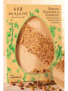 Majani - Plato' - Cioccolato Bianco, Pistacchi e Nocciole - 250g