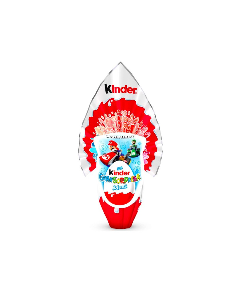 Kinder Ferrero - Mario Kart - Gransorpresa Maxi - 220g | corso101.com