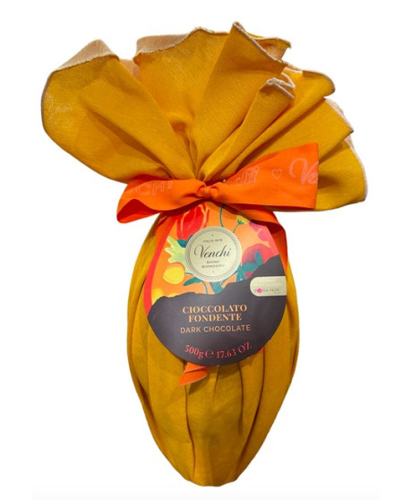 Venchi - Spring buds Collection - Dark Chocolate egg wrapped in cloth - 500g