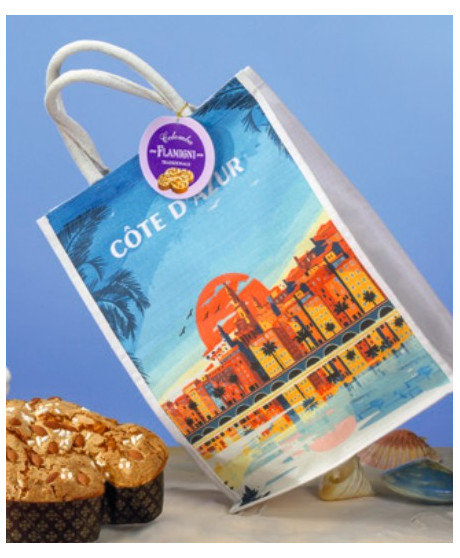 FLAMIGNI - BORSA DI JUTA BON VOYAGE - COLOMBA CLASSICA - 1000g