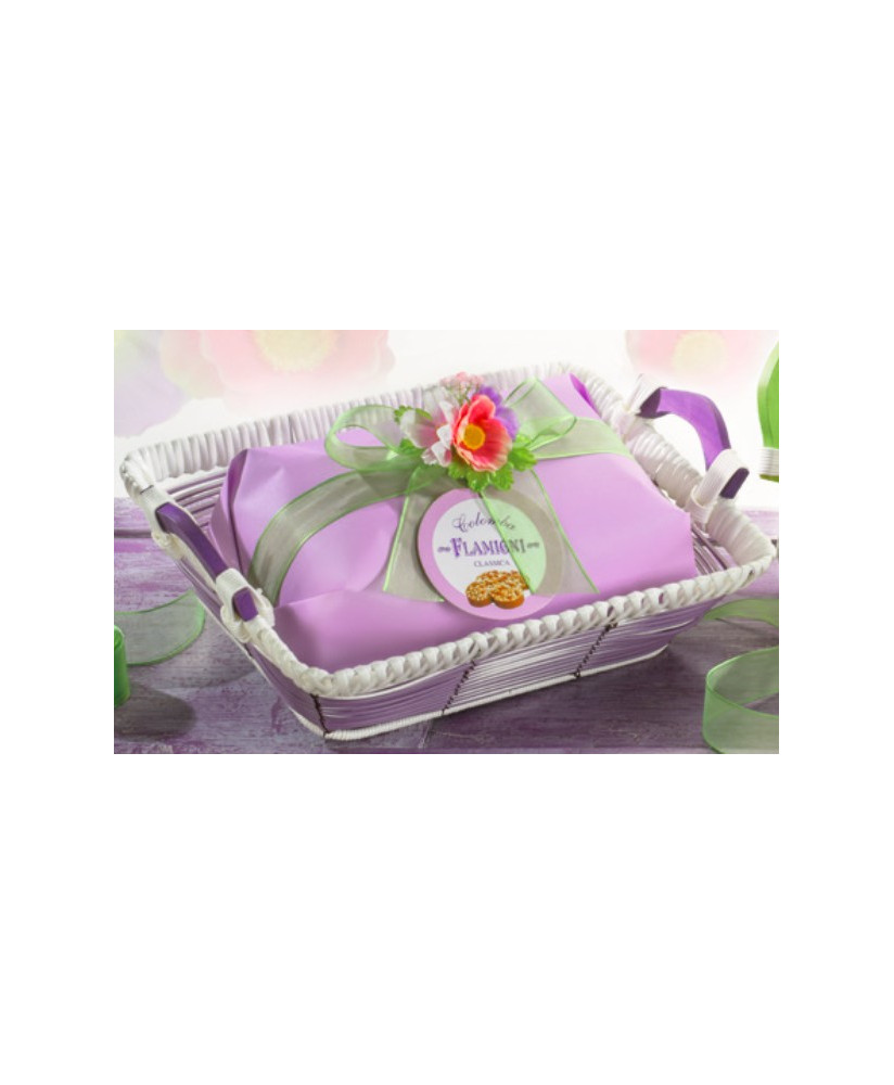 Online selling handmade Italian Easter Cake Dove Flamigni. Online Buy Shop "colomba" packed in the parcel hatbox