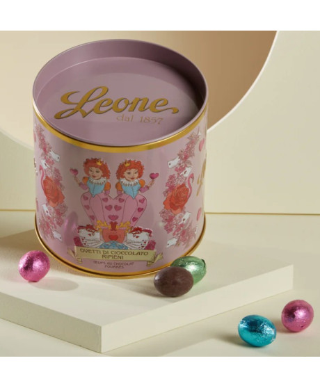 Leone - Tin Tambourine "Queen of Hearts" - Assorted Eggs - 350g