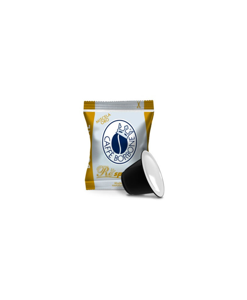 Caffè Borbone - 50 Capsules Compatible with Nespresso domestic machines GOLD Blend