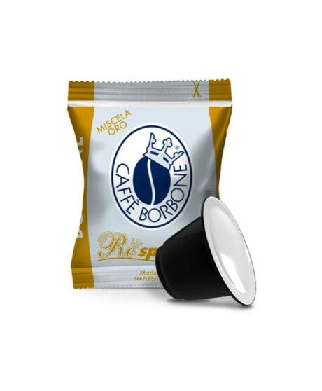 Caffè Borbone - 50 Capsules Compatible with Nespresso domestic machines GOLD Blend