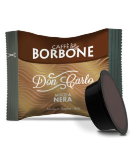 Caffè Borbone - 50 Capsule Don Carlo Miscela NERA - Compatibili con macchine a marchio Lavazza  "A Modo Mio"