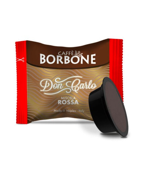 Caffè Borbone - Capsule Don Carlo Miscela ROSSA - Compatibili con macchine a marchio Lavazza  "A Modo Mio"