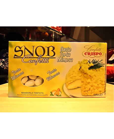 Online sales Crispo confetti filled chocolate and Italian Cake Mimosa. Snob and Almond and Mimosa Cake. Shop online Confetti Cri