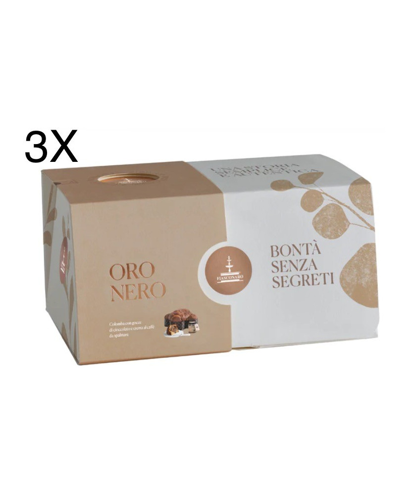 (3 COLOMBE X 1000g) FIASCONARO - ORO NERO - CAFFE'