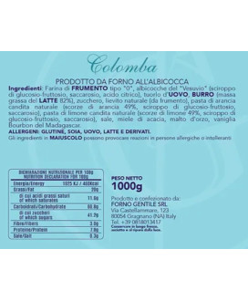 Pastificio Gentile - Colomba Albicocca del Vesuvio - 1000g