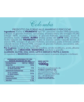 Pastificio Gentile - Colomba Amarene e Percoche - 1000g