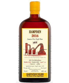 Habitation Velier - Hampden 2016 OWH 7 Y.O. - Astucciato - 70cl