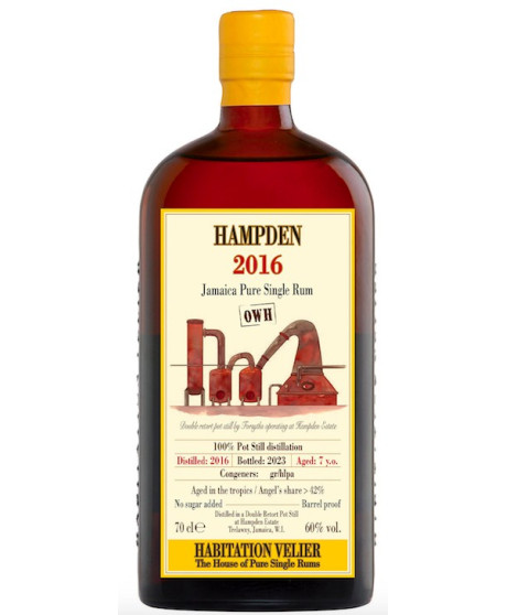 Habitation Velier - Hampden 2016 OWH 7 Y.O. - Gift Box - 70cl