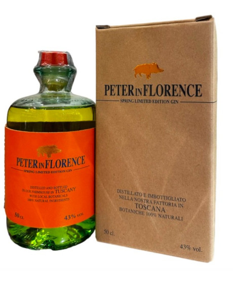 Peter in Florence - Peter in Florence Spring Edition Gin - Astucciato - 50cl Peter in Florence - Peter in Florence Spring Edition Gin - Astucciato - 50cl