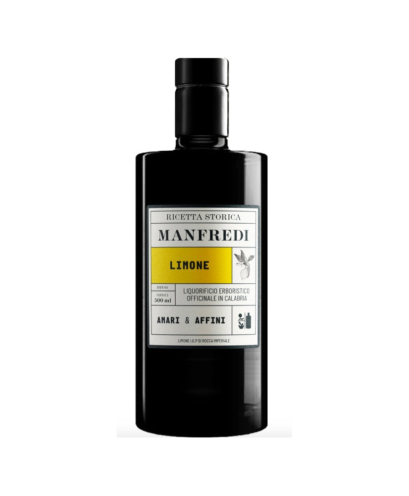 Manfredi - Limone - Liquore - Amari & Affini - Ricetta Storica - 50cl