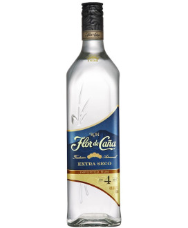 Flor de Caña - Extra Seco - 4 anni - White Rum - 100cl - 1 Litro