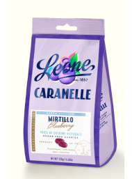 Pastiglie Leone - Caramelle al Mirtillo Senza Zucchero - 100g