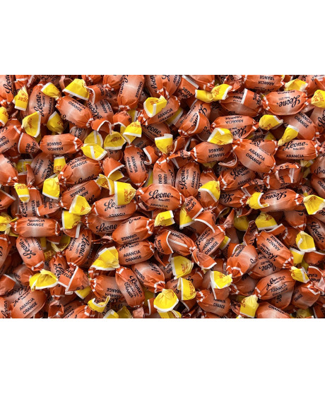 Pastiglie Leone - Sugar Free Orange Candies - 250g