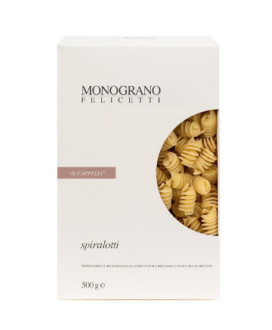 Vendita online Spiralotti Felicetti biologici di semola di grano Senatore Cappelli MONOGRANO trafilata al bronzo