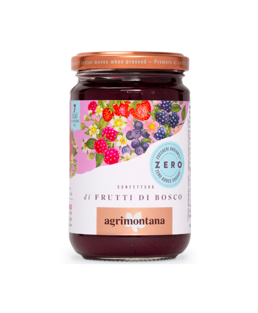 Agrimontana - Frutti di Bosco - Zero Zuccheri Aggiunti - 290g