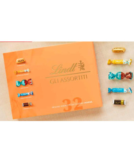 Vendita online scatole regalo di cioccolatini Lindt assortiti Lindt & Sprüngli. Shop on line confezioni Natalizie Lindt assortit