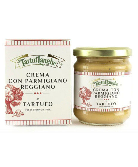 TartufLanghe - Crema di Parmigiano Reggiano DOP con Tartufo - 190g TartufLanghe - Crema di Parmigiano Reggiano DOP con Tartufo - 190g
