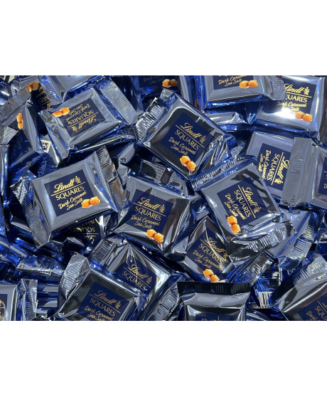 Lindt - Squares Dark and Salted Caramel - 100g