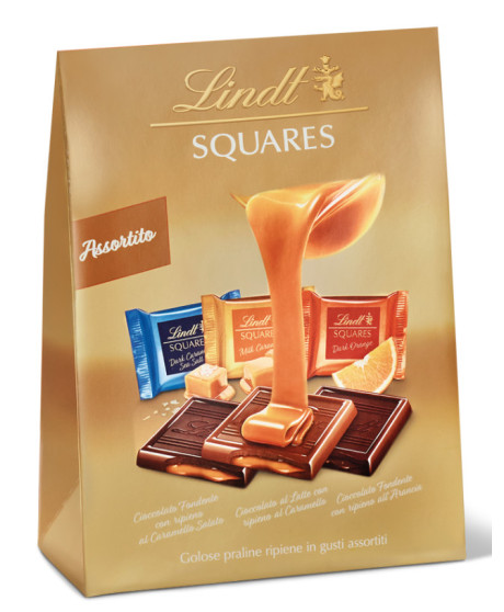 Lindt - Squares Assorted - 100g Lindt - Squares Assorted - 100g