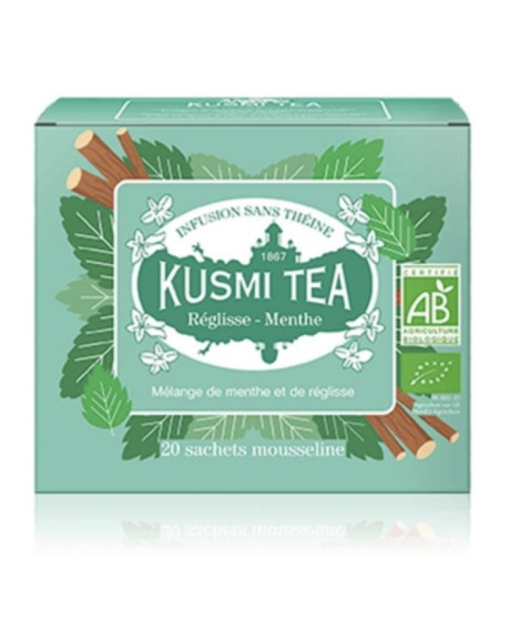 Kusmi Tea - Liquirizia e Menta - Bio - 20 Filtri - 24g Kusmi Tea - Liquirizia e Menta - Bio - 20 Filtri - 24g
