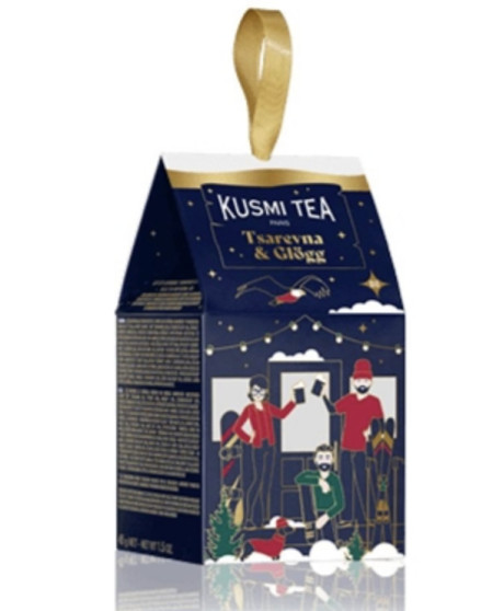 Kusmi Tea - Coffret cadeau 2 miniatures bio Tsarevna et Glögg - Noël 2024 - 45g Kusmi Tea - Coffret cadeau 2 miniatures bio Tsarevna et Glögg - Noël 2024 - 45g