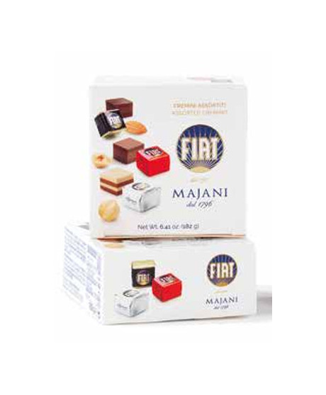 Vendita online Cremini Fiat Majani di Bologna in Scatole da regalo. Shop on line Cubo Fiat, Cremini a strati di nocciola e mando Vendita online Cremini Fiat Majani di Bologna in Scatole da regalo. Shop on line Cubo Fiat, Cremini a strati di nocciola e mando