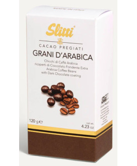 Vendita online Grani di Arabica, chicchi di caffè Arabica ricoperti di cioccolato fondente extra Slitti. Shop on line e prezzi