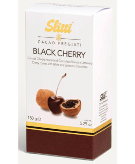 Vendita online cioccolato Slitti, Ciliegie ricoperte di cioccolata al latte e bianco. Shop on line ciliegia con cioccolato