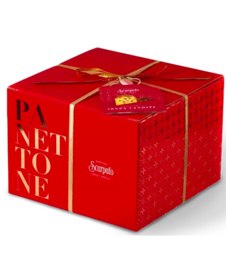 Scarpato - Panettone Senza Canditi Bianco Natale - 1000g Scarpato - Panettone Senza Canditi Bianco Natale - 1000g
