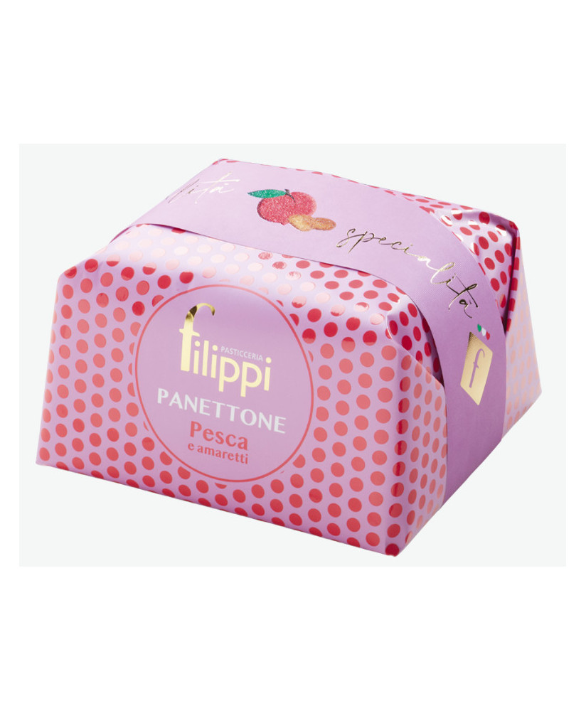 Filippi - Panettone Pesche e Amaretti - 1000g